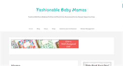 Desktop Screenshot of fashionablebabymamas.com